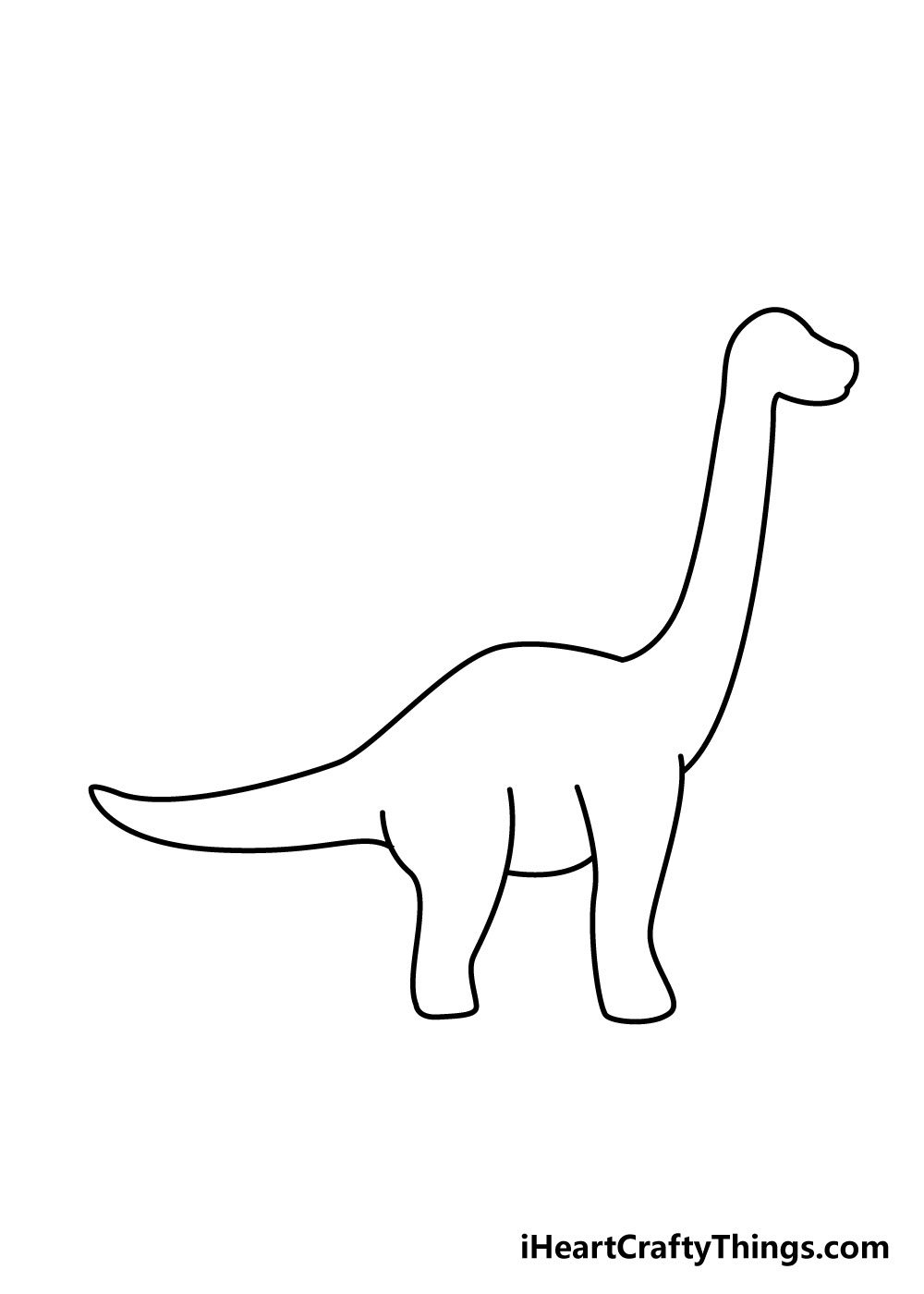 dinosaur drawing step 5
