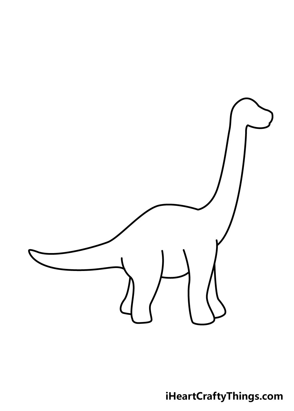 dinosaur drawing step 6