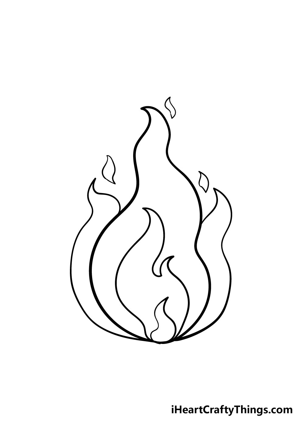 fire drawing step 5