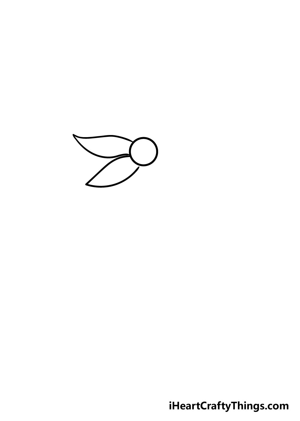 flower drawing step 2