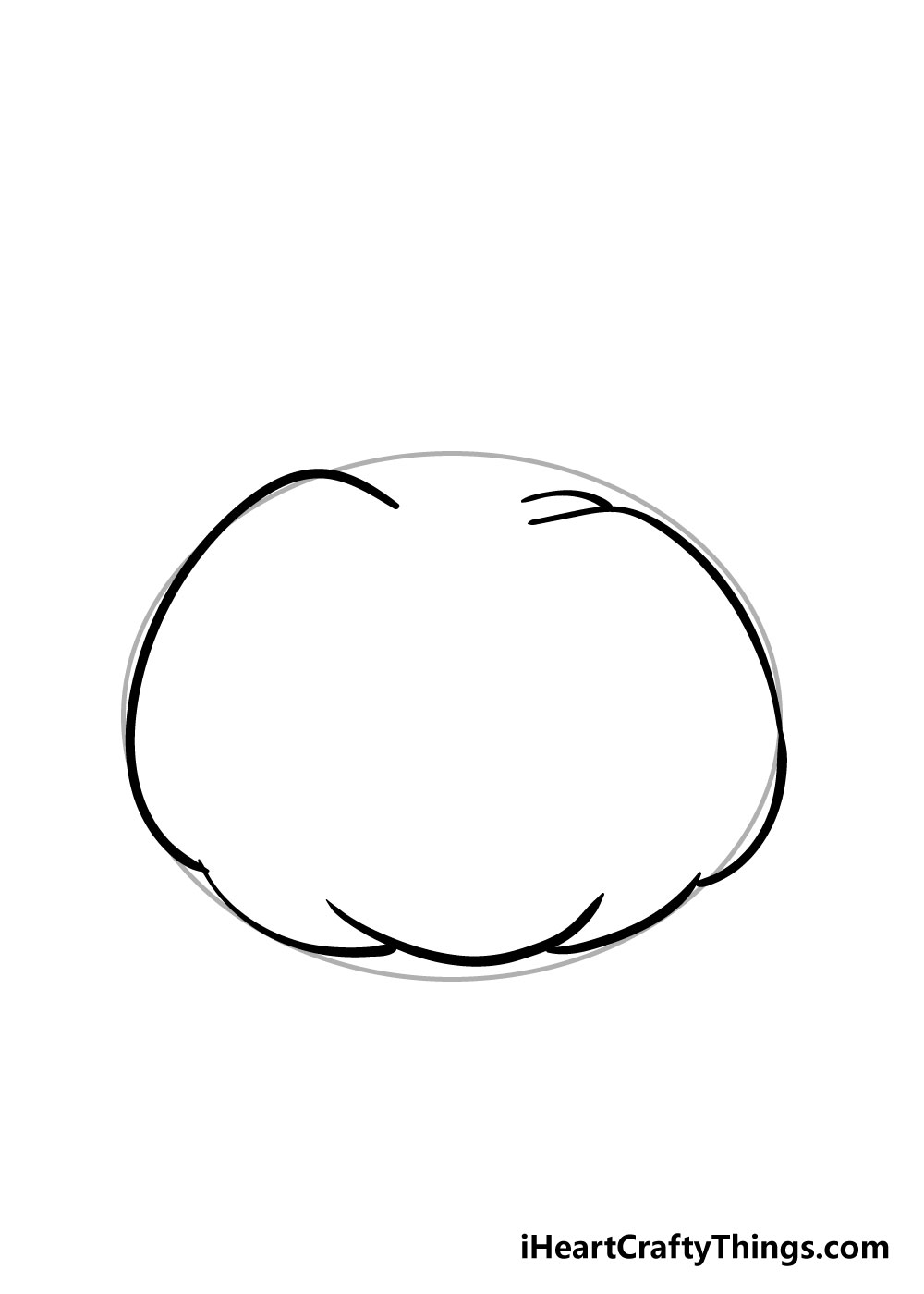 pumpkin drawing step 2