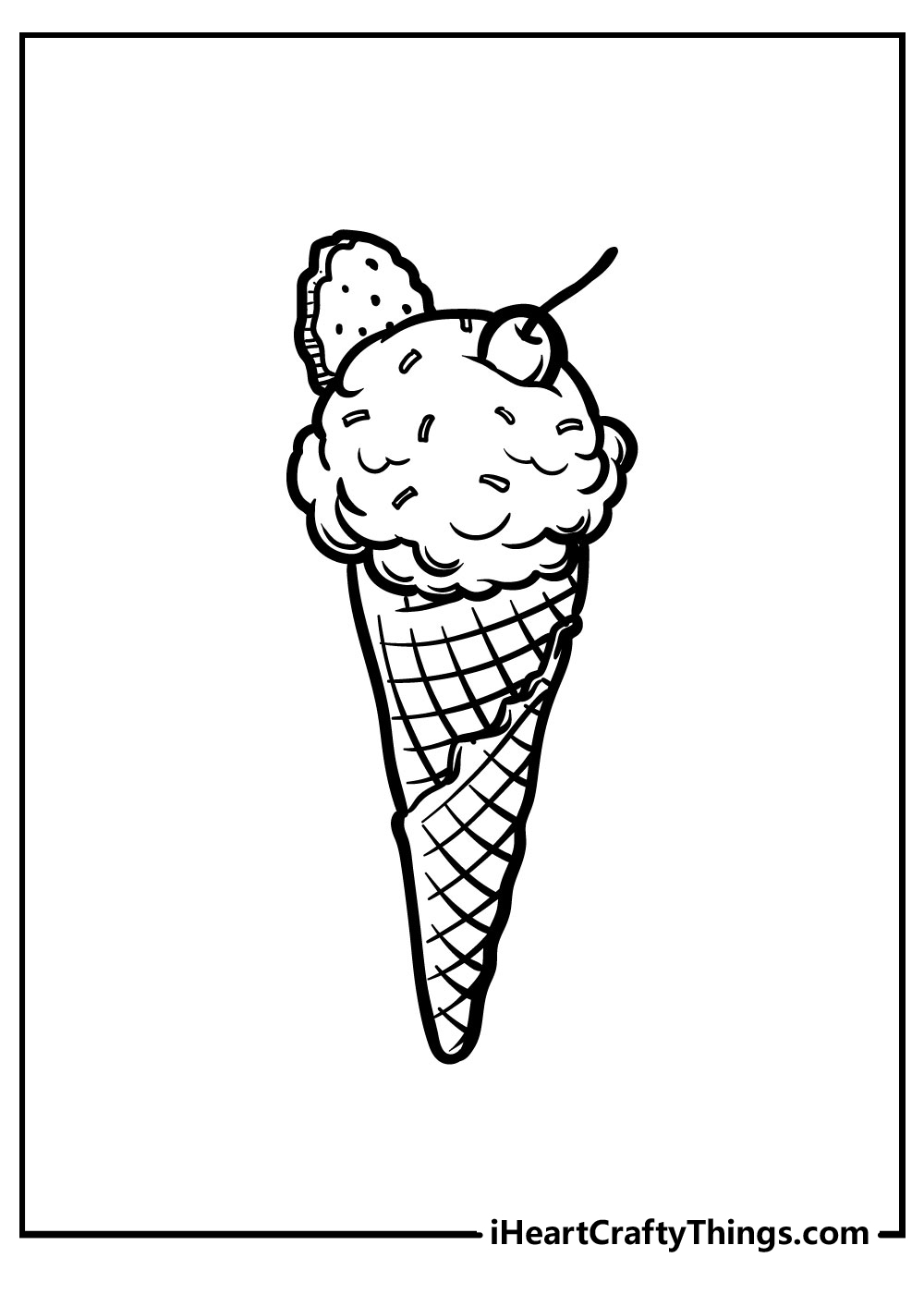i love ice cream coloring pages