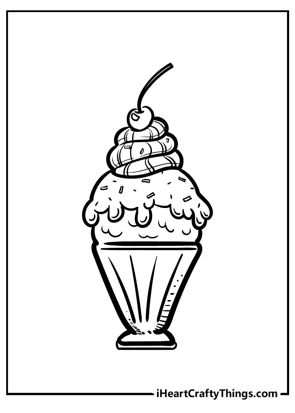 images of soft serve ice cream coloring pages
