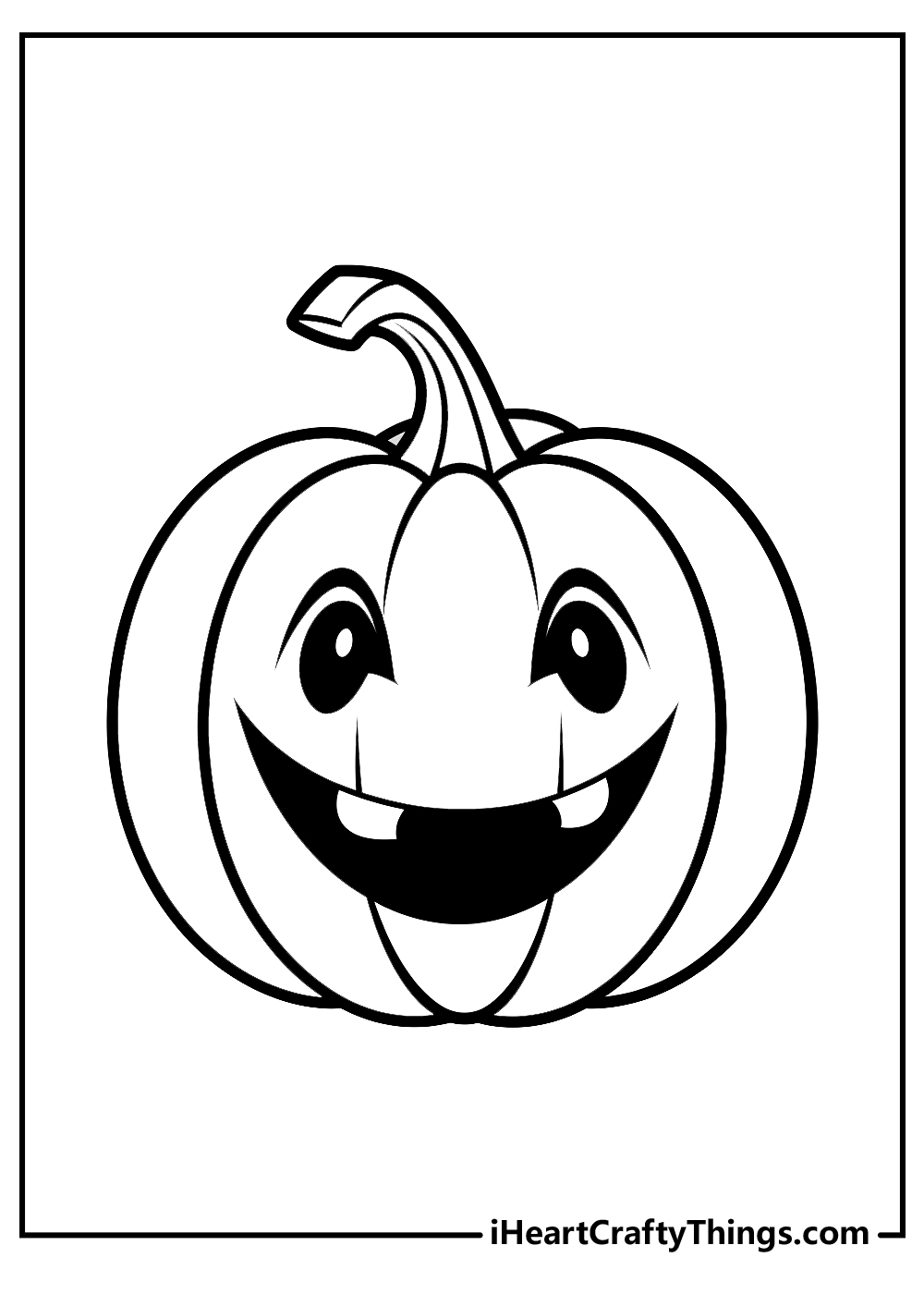 jack o lantern coloring printable