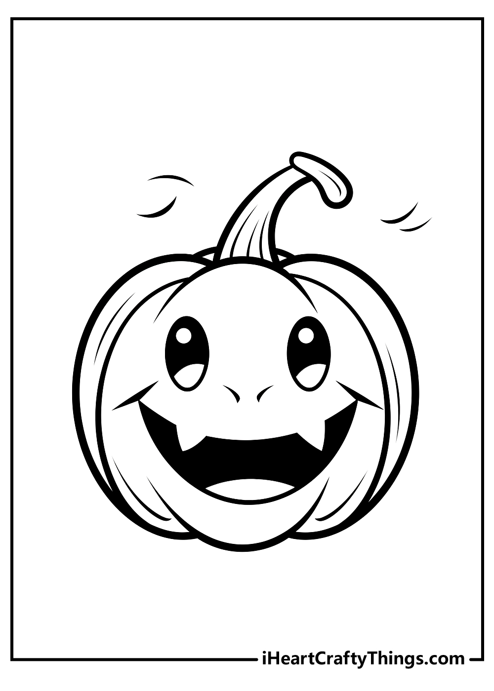 original jack o lantern coloring sheet