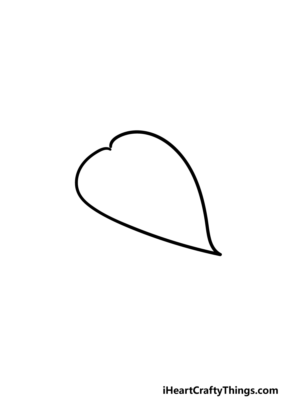 leaf drawing step 1