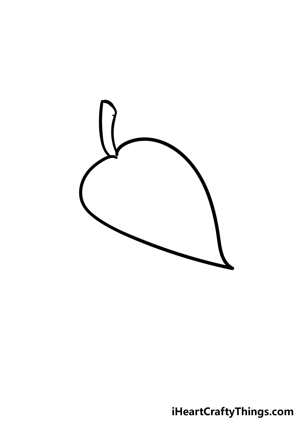 leaf drawing step 2