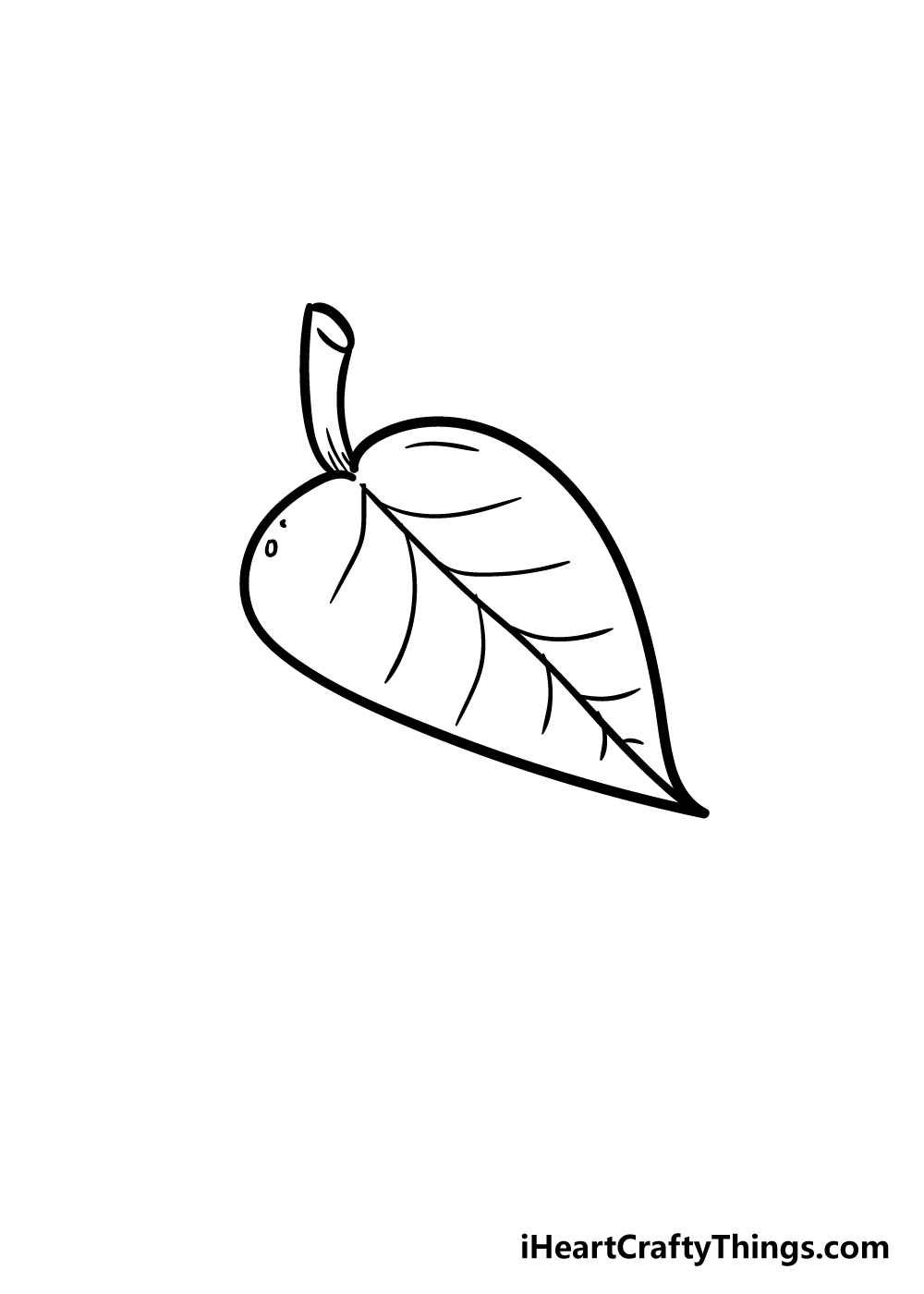 leaf drawing step 5