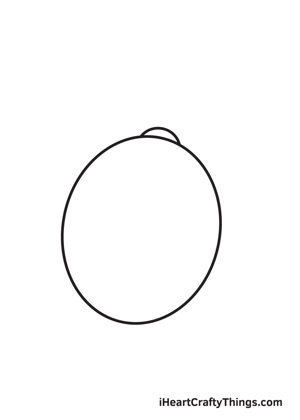 lemon drawing step 2