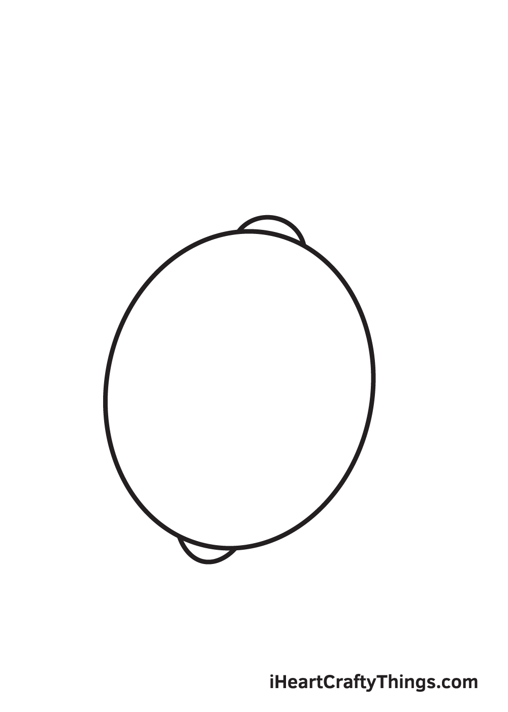 lemon drawing step 3