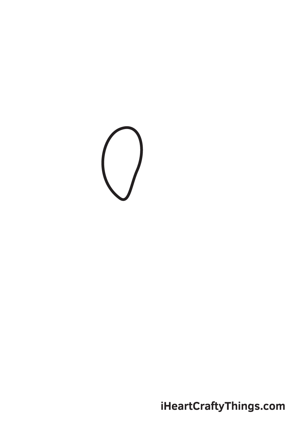 lily drawing step 1