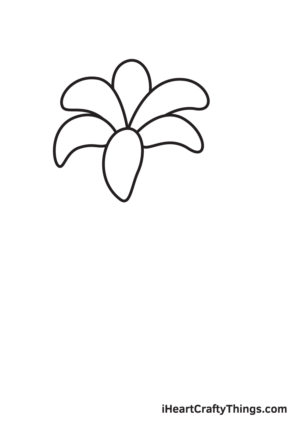 lily drawing step 6