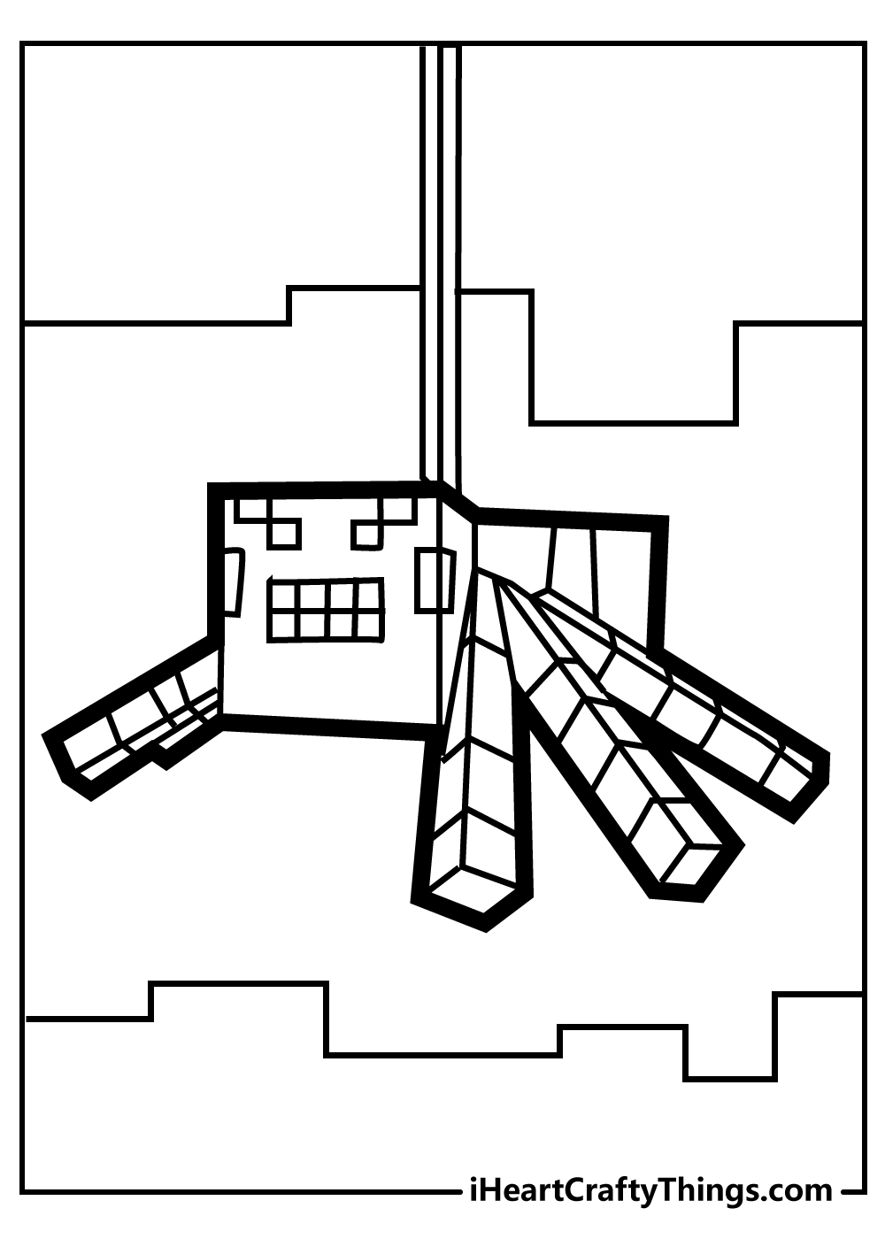 minecraft characters coloring pages free download