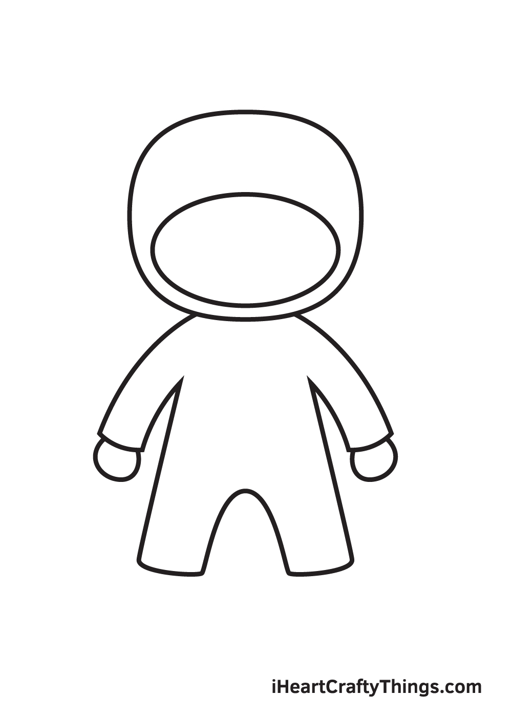 ninja drawing step 4