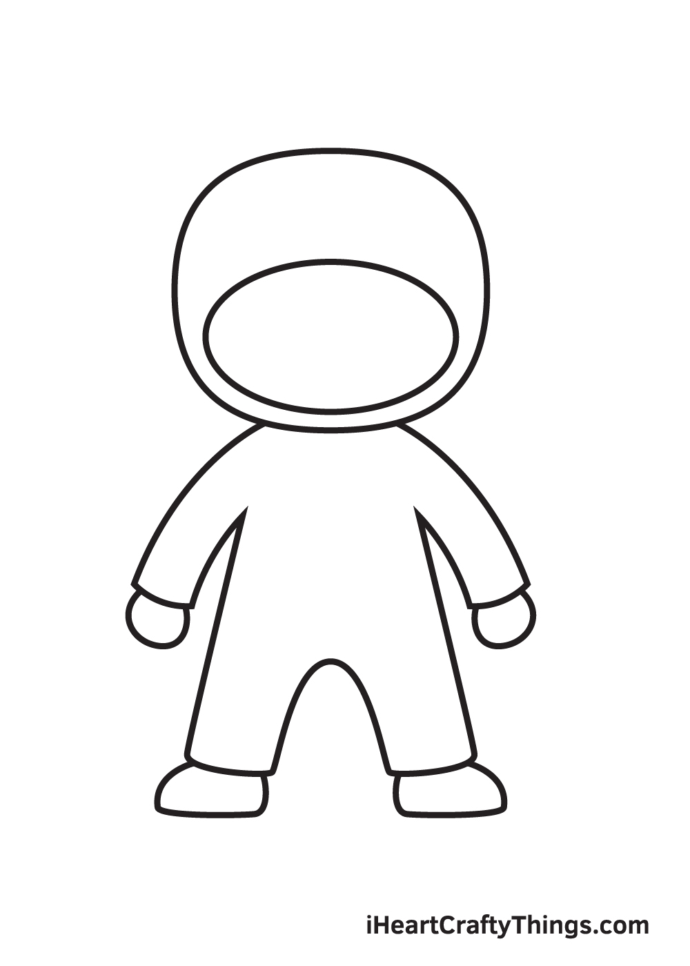 ninja drawing step 5