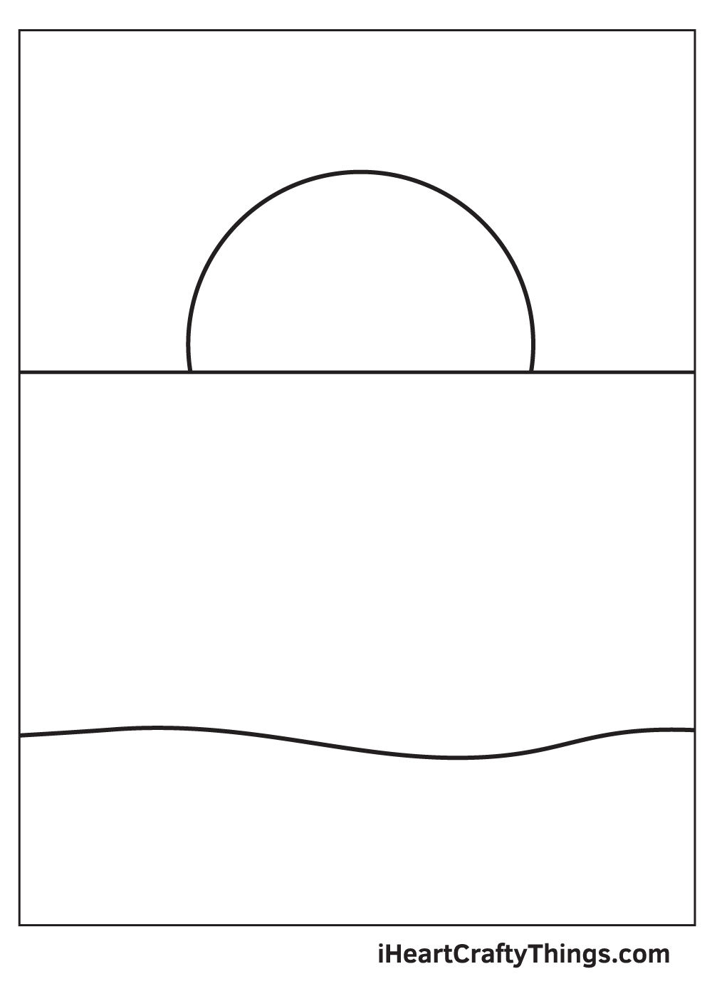 ocean drawing step 3