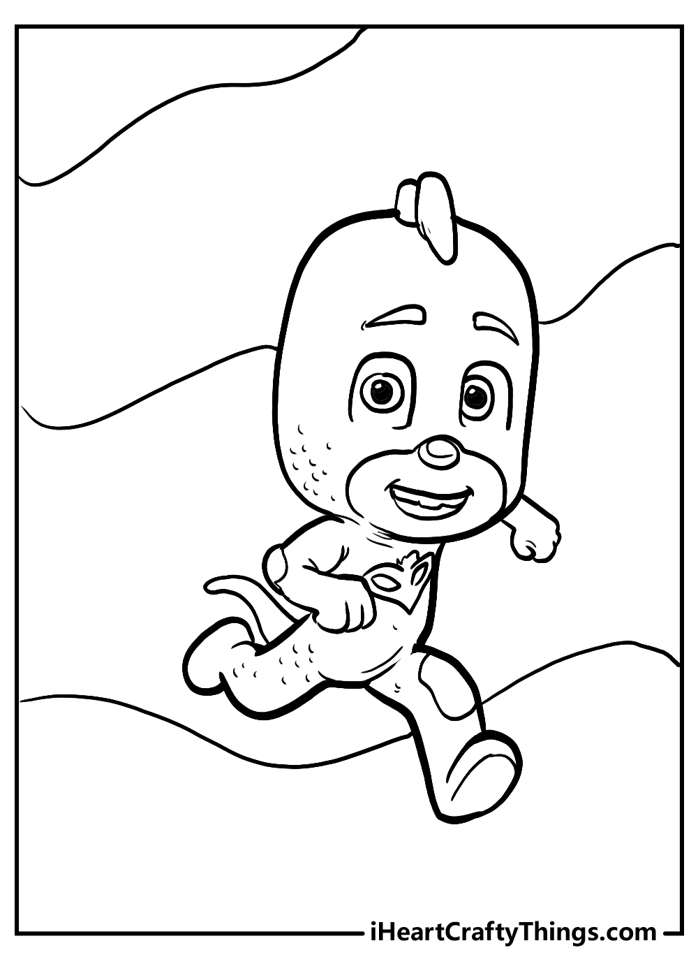 pj masks coloring sheet
