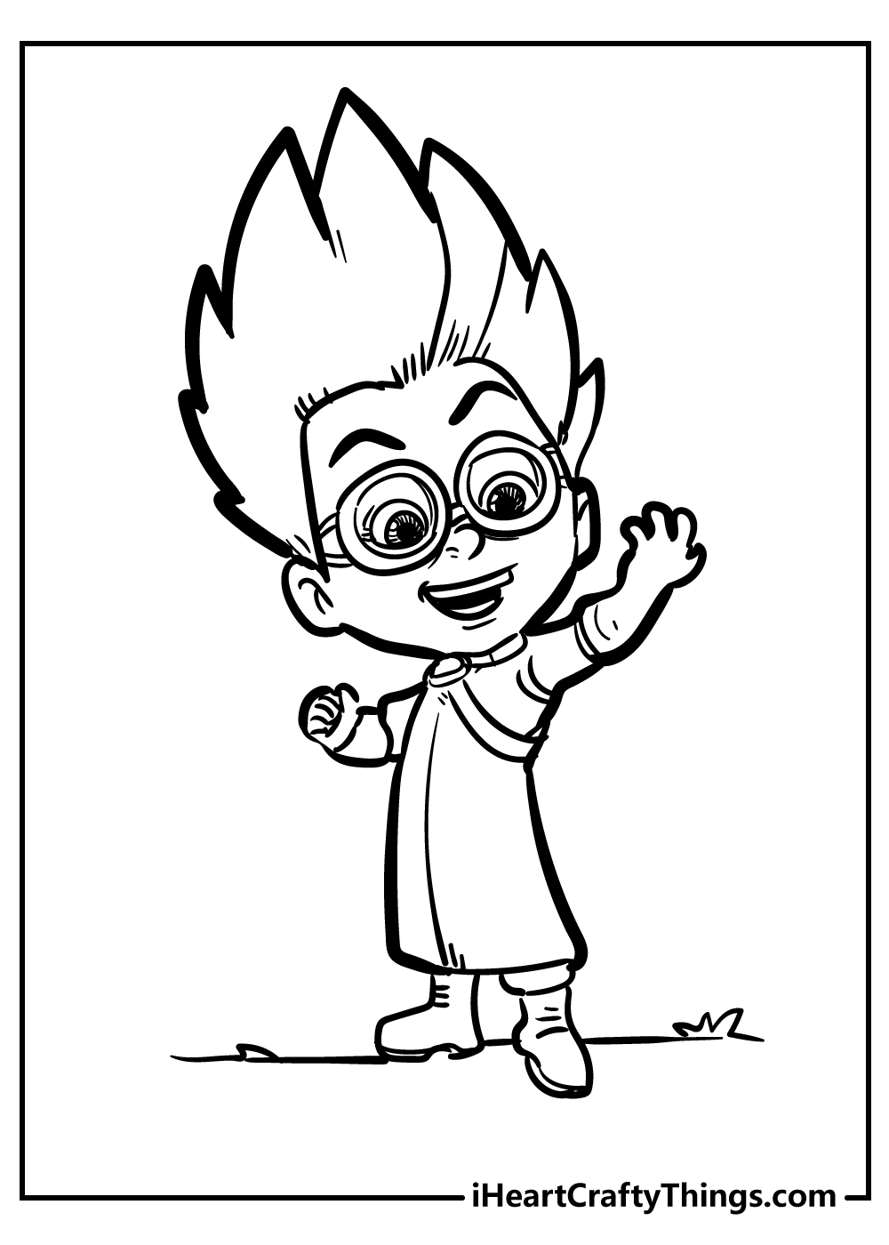 romeo pj masks coloring pages free print out