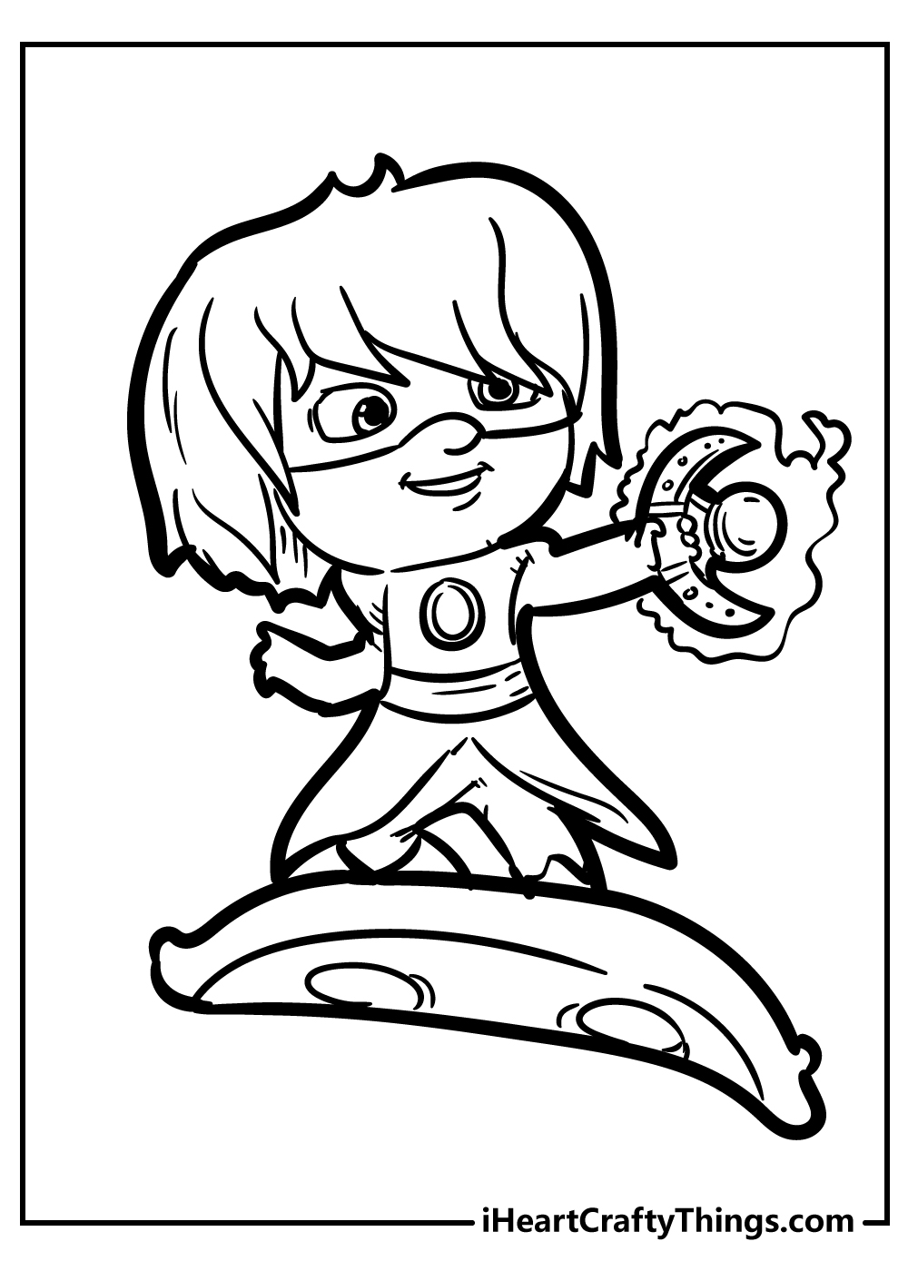 luna girl pj masks coloring pages free printable