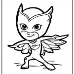 pj masks free coloring images