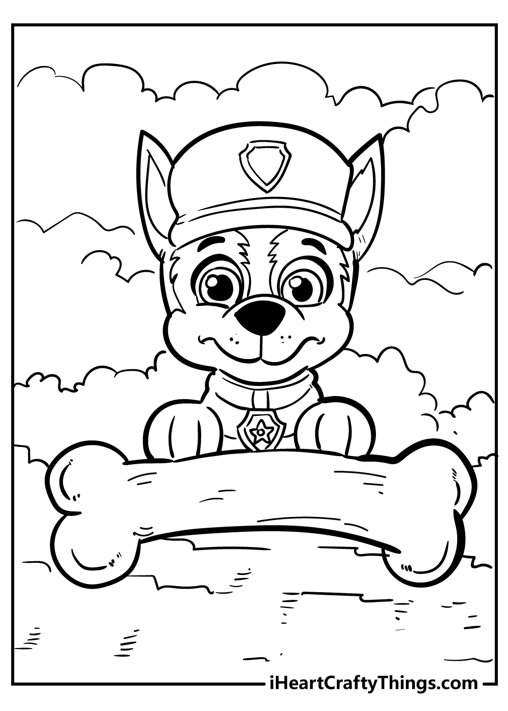 full size paw patrol coloring pages 