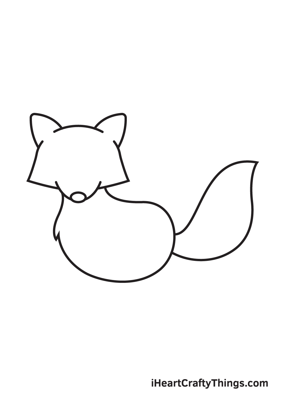 raccoon drawing step 6