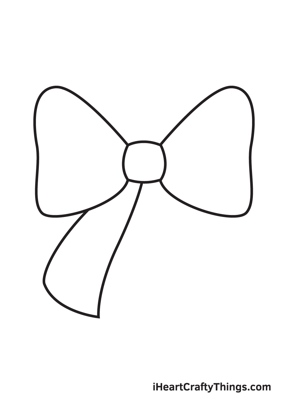 ribbon drawing step 4