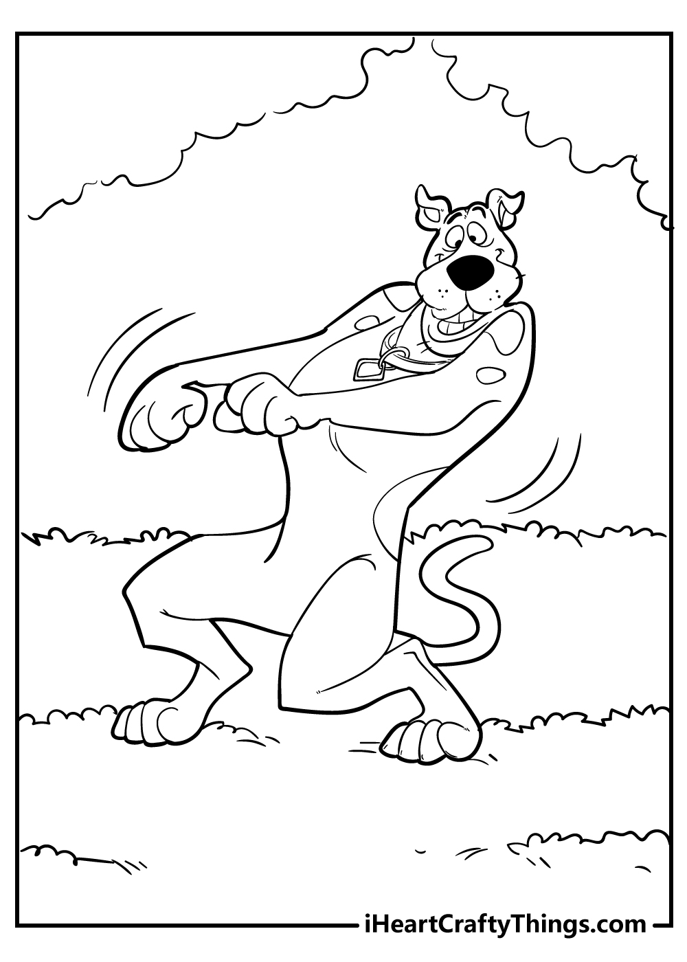 free printable scooby doo coloring book for kids