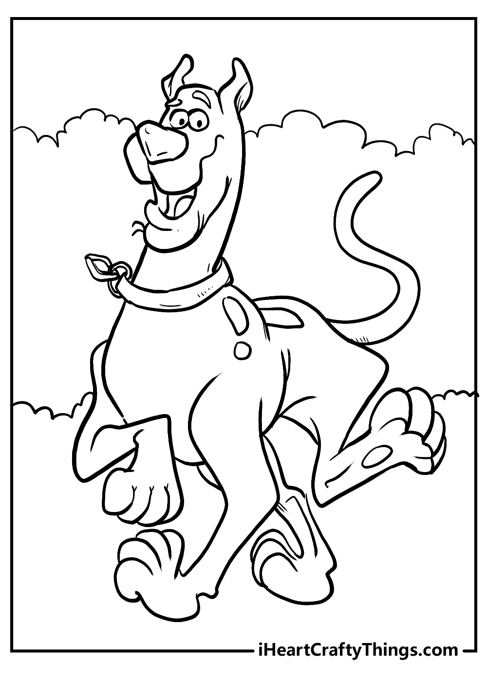 scooby doo coloring printable