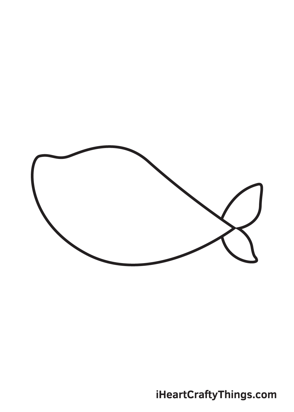 shark drawing step 2
