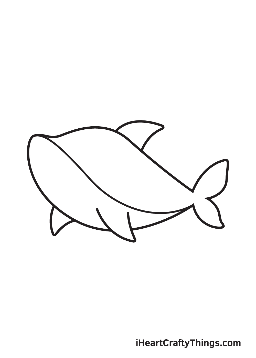 shark drawing step 7