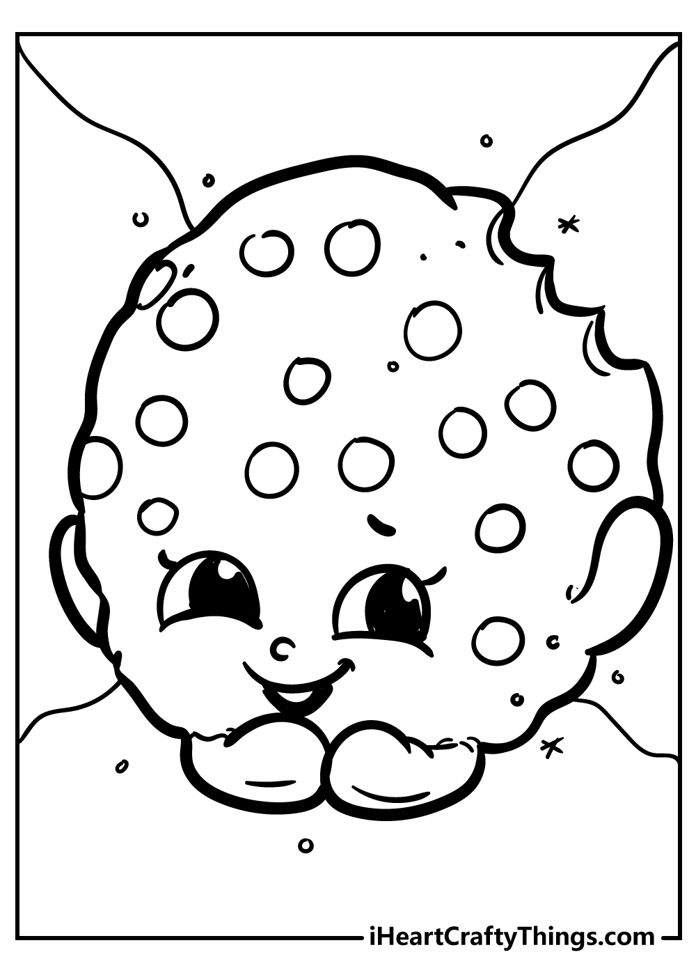 kooky cookie shopkins coloring sheets free printable
