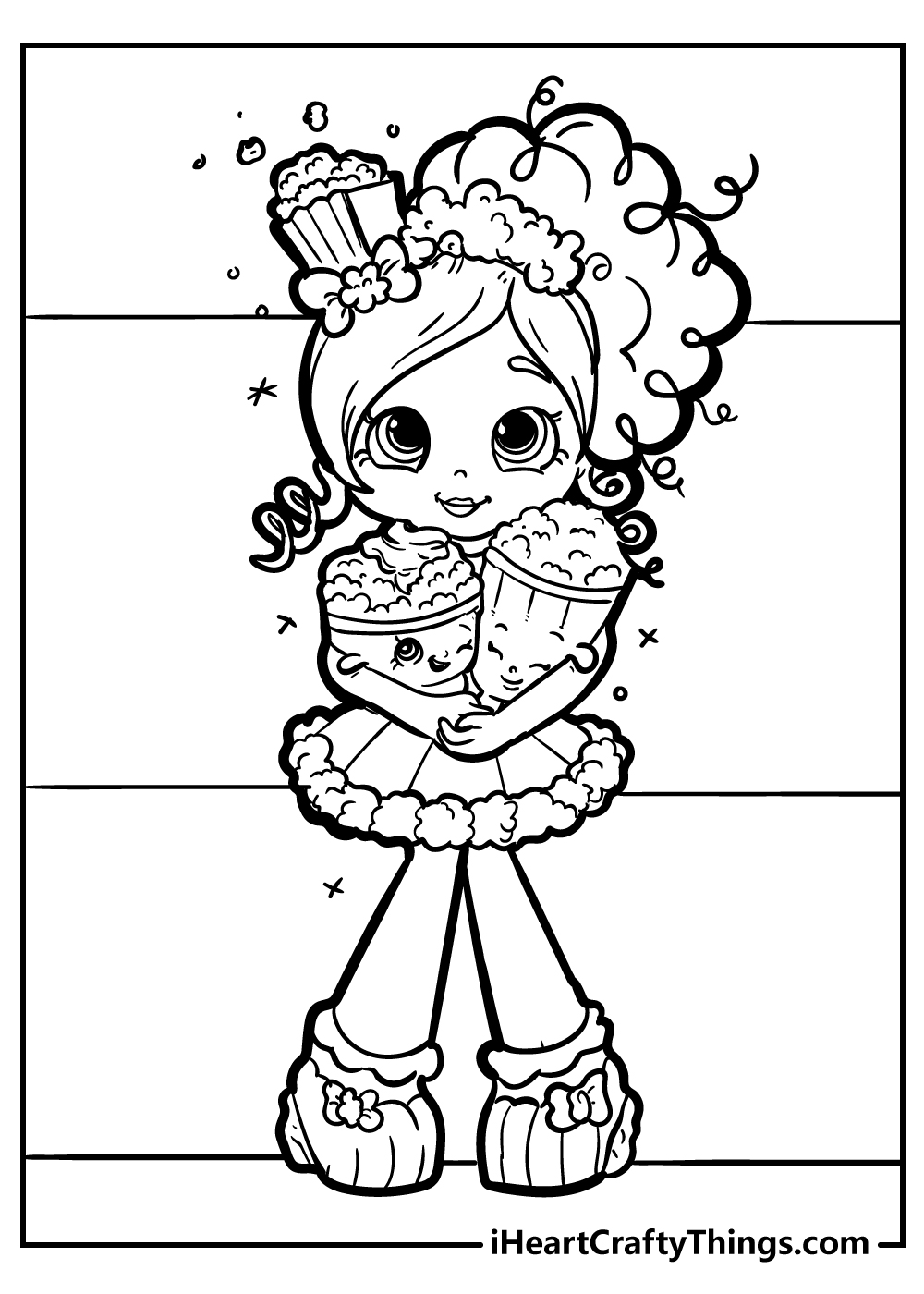 popette shopkins coloring book free printable