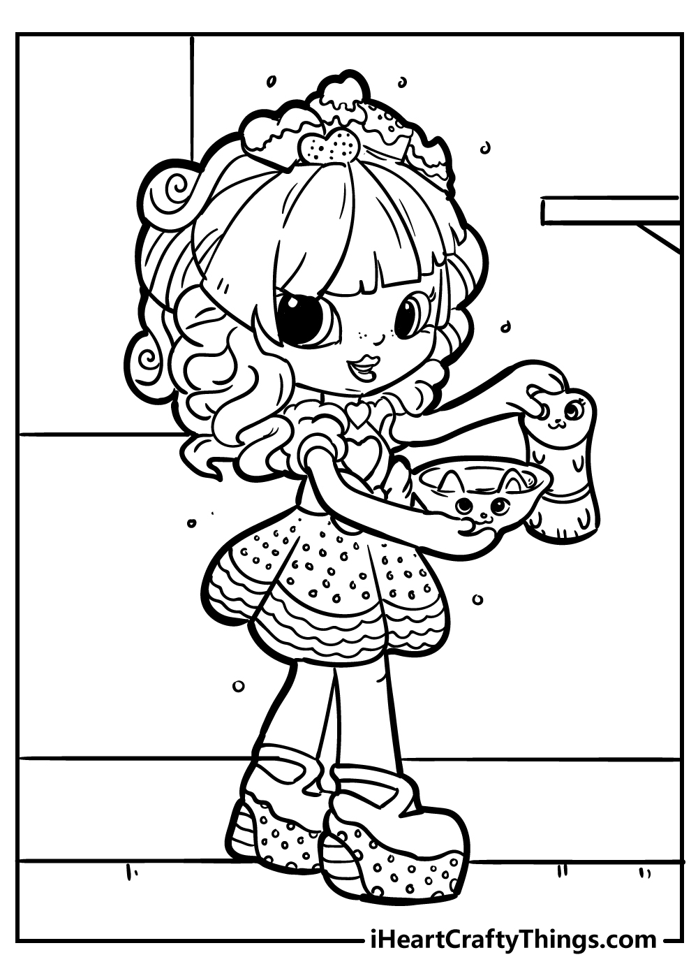 shopkins colouring pages free printable