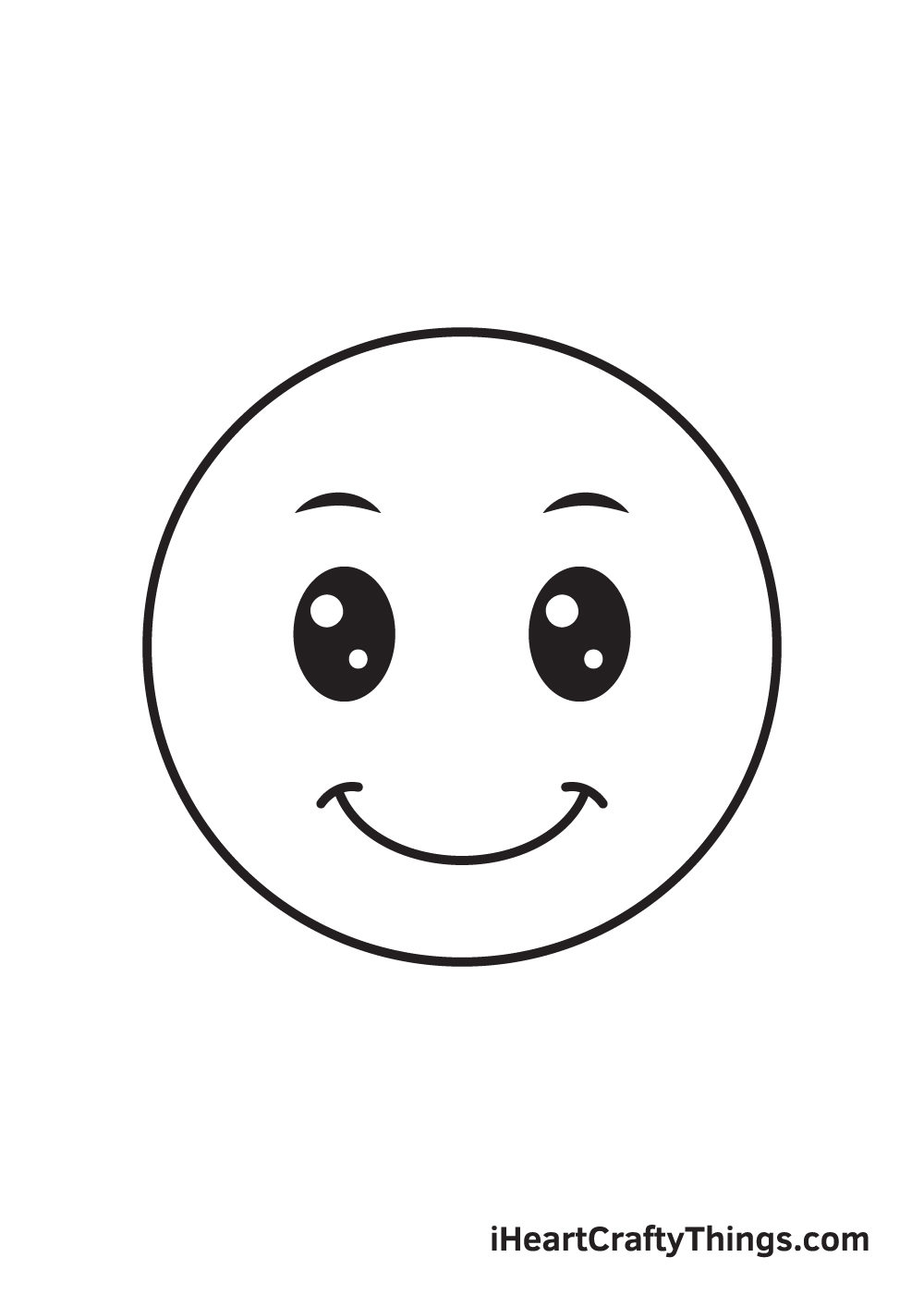 smile drawing step 8