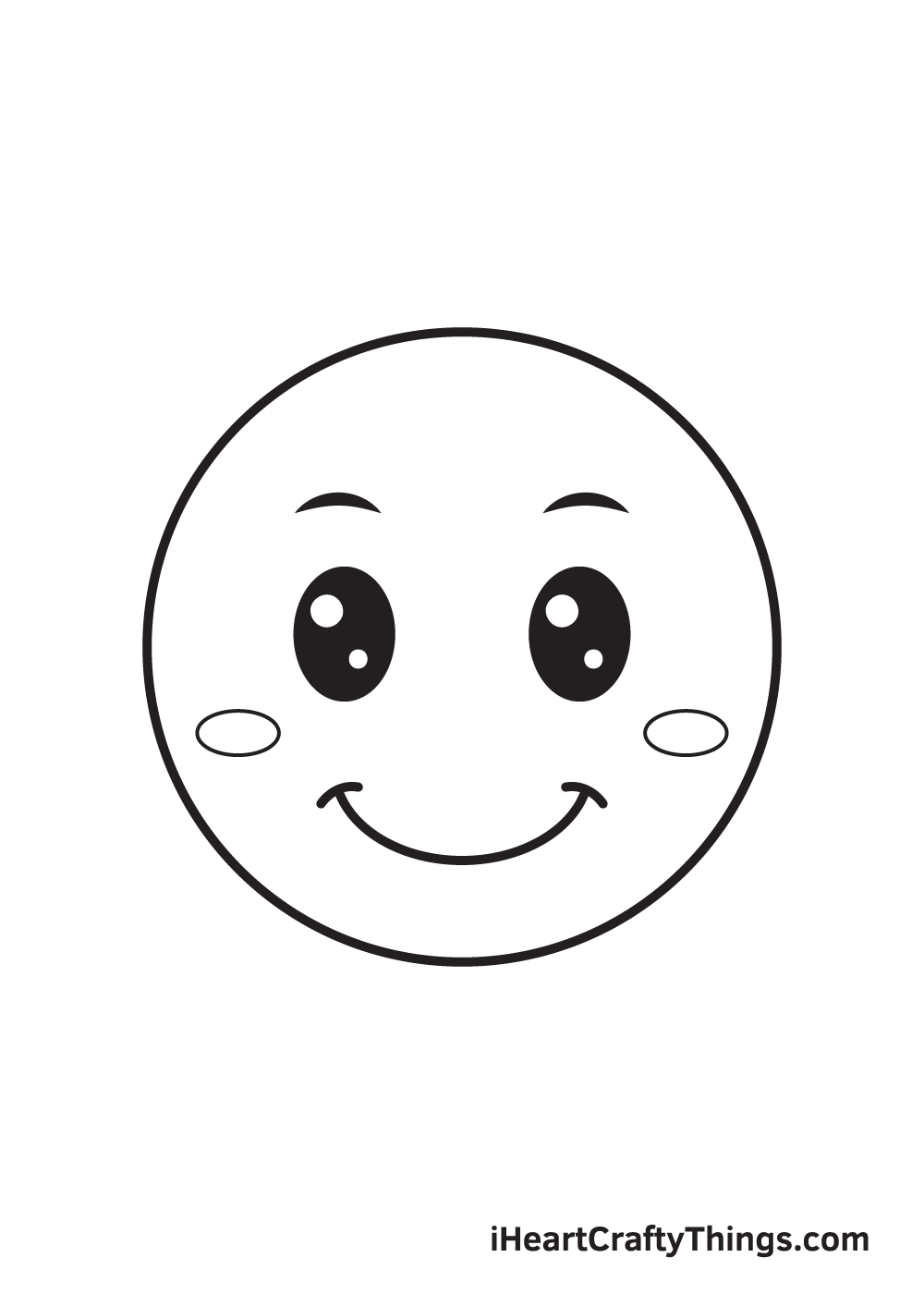 smile drawing step 9