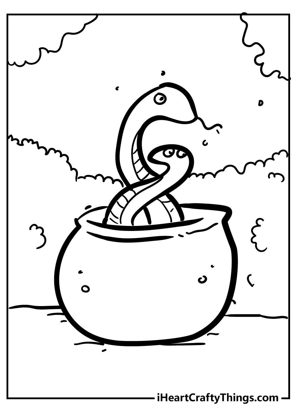 snake coloring pages for adults free printable