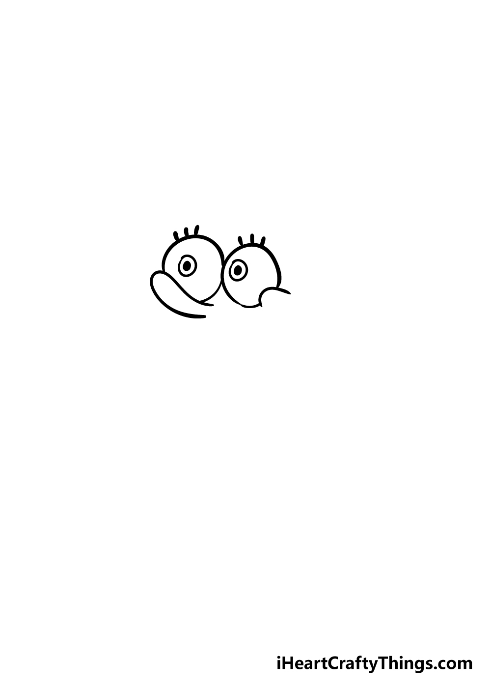 spongebob drawing step 1
