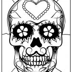 sugar skull coloring images