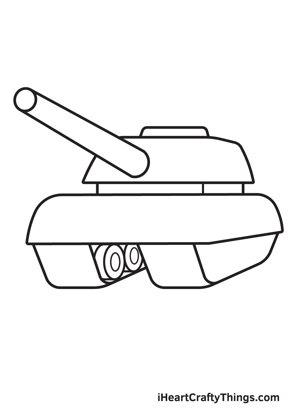 tank drawing step 7