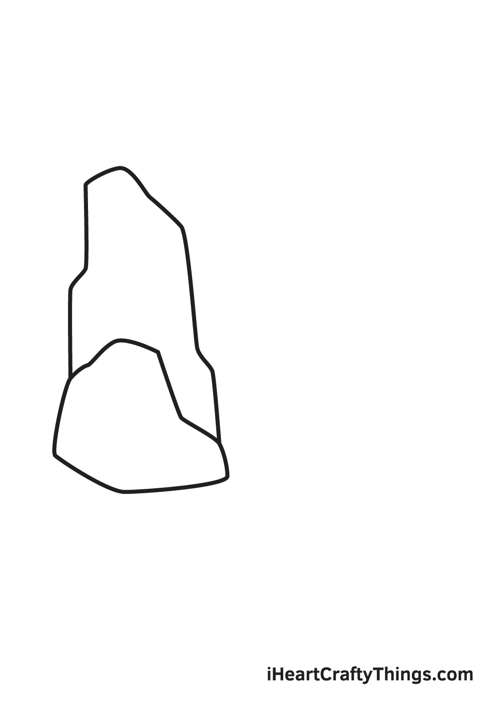 waterfall drawing step 2