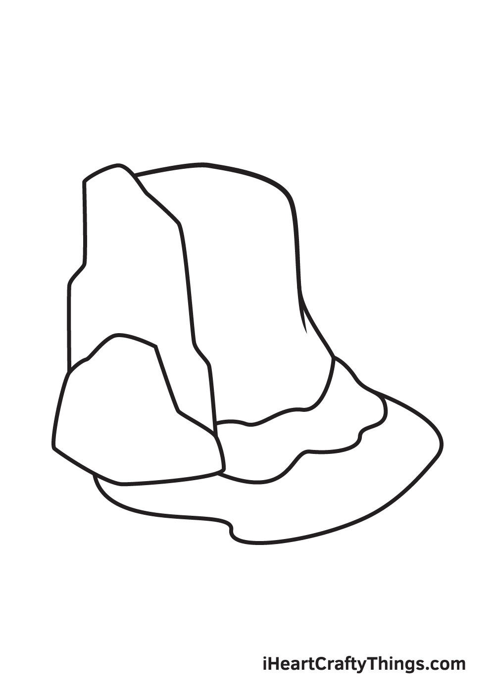 waterfall drawing step 6