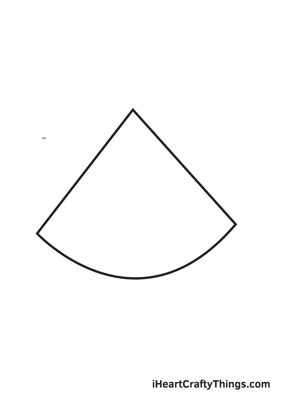 watermelon drawing step 1