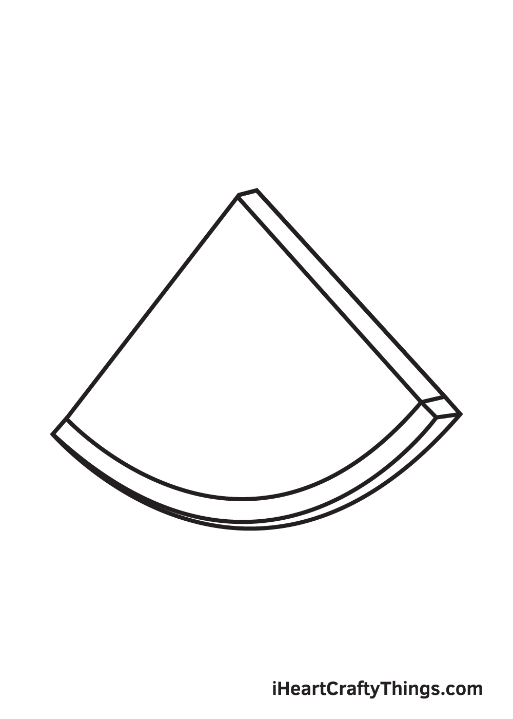 watermelon drawing step 3