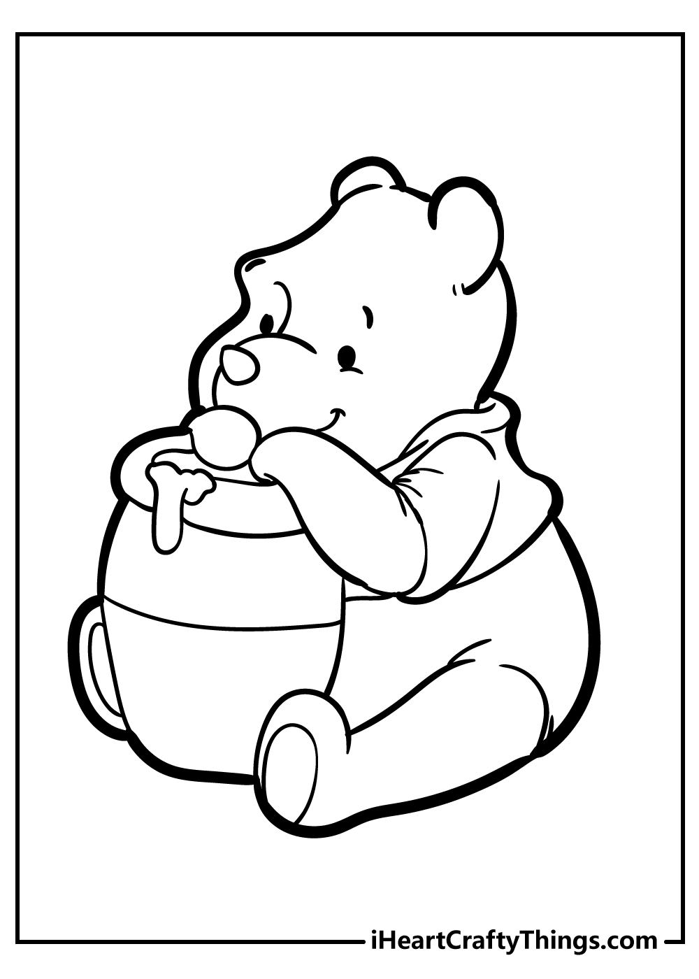 New Winnie The Pooh Coloring Pages