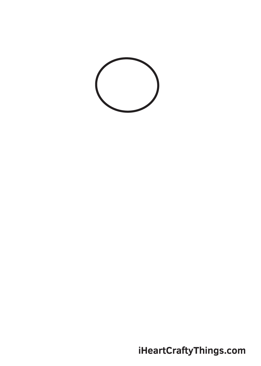winnie the pooh drawing step 1