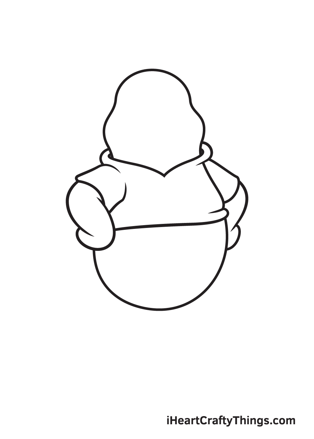 winnie the pooh drawing step 6