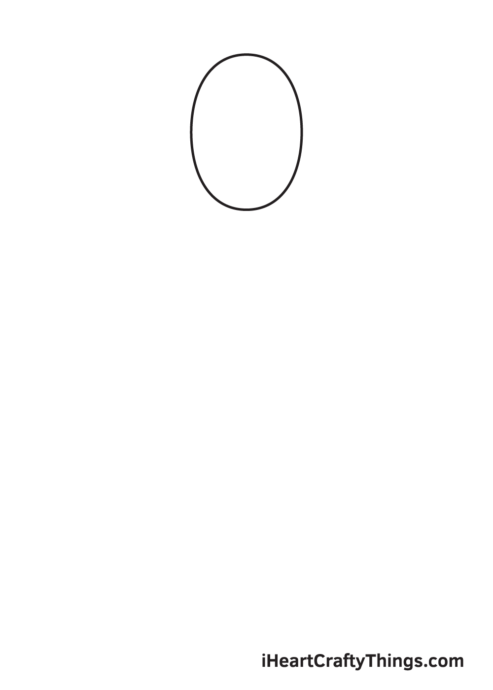 woman drawing step 1