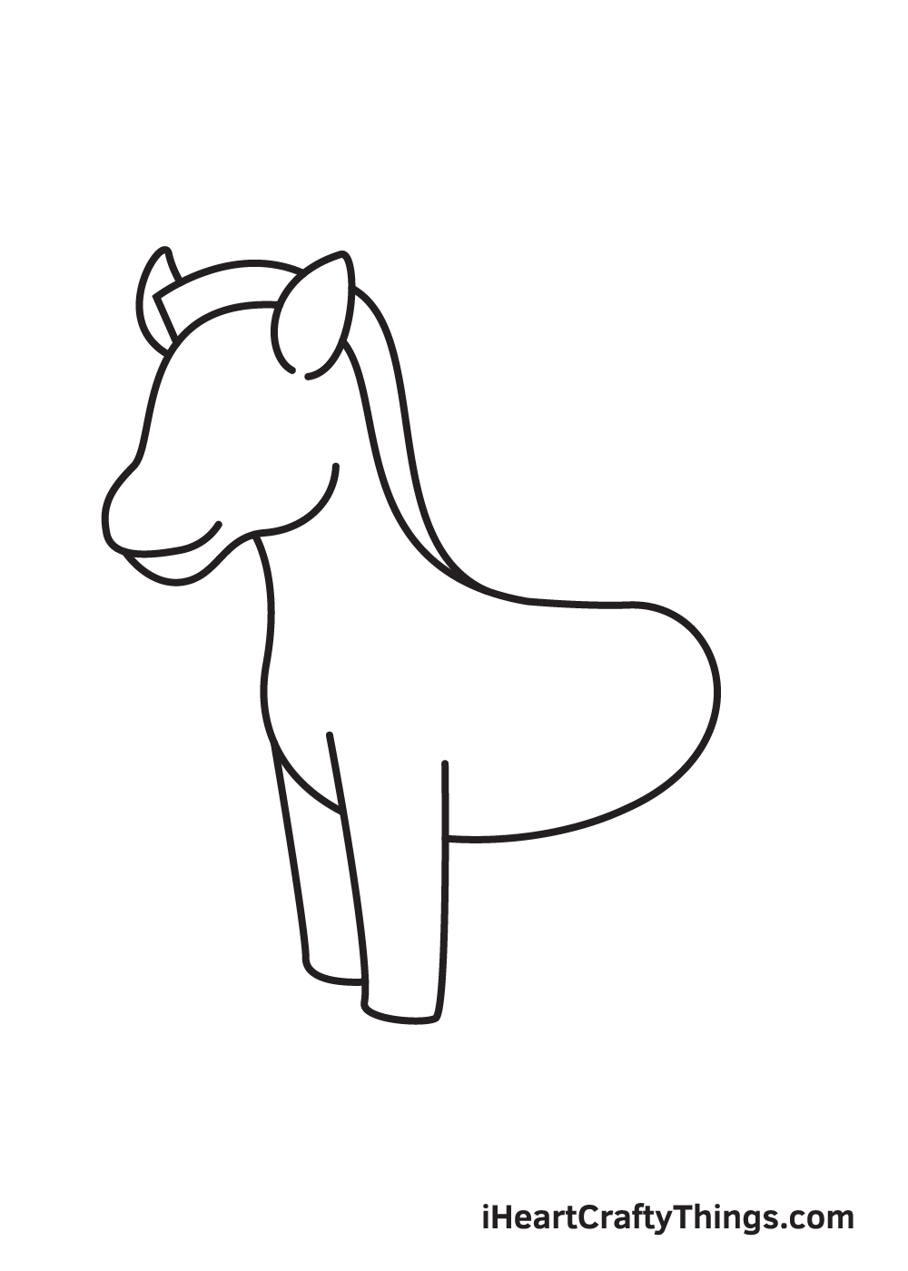 zebra drawing step 5