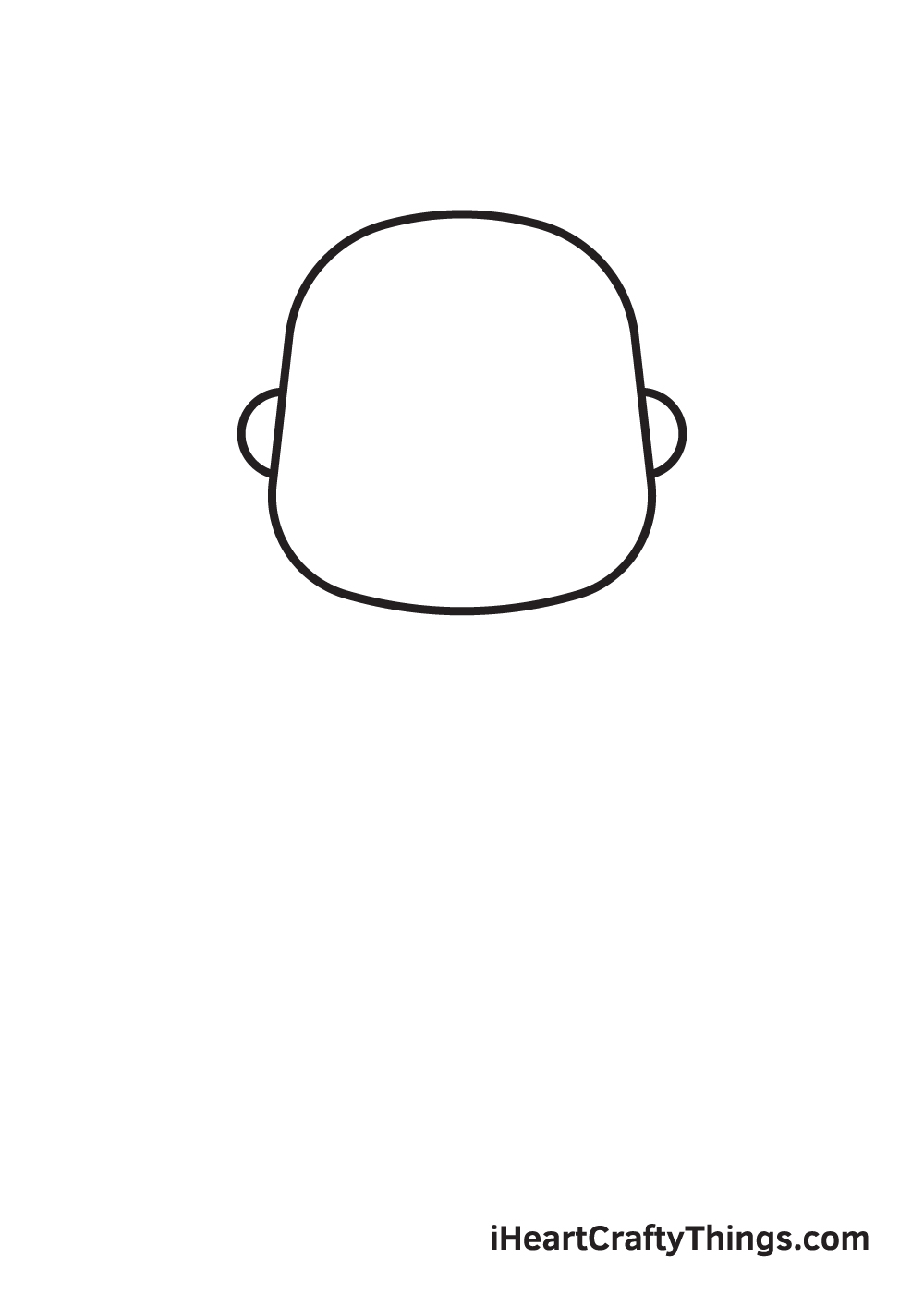 zombie drawing step 1